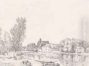 Moret-Sur-Loing IV by Alfred Sisley