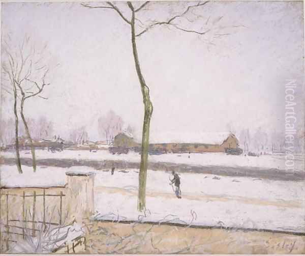 Railway Yards at Moret (Effet de Neige) - view 1