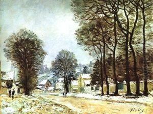 Snow at Louveciennes