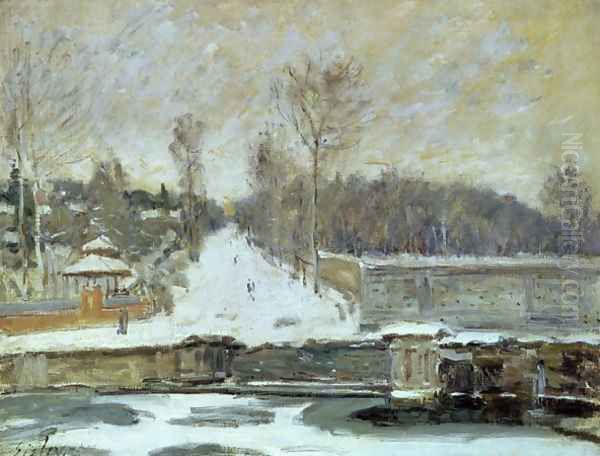 The Watering Place at Marly-le-Roi, 1875 - view 1
