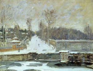 The Watering Place at Marly-le-Roi, 1875