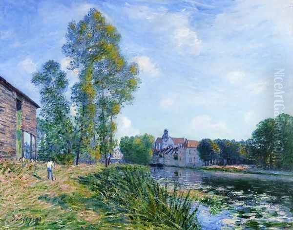 The Loing at Moret in Summer - view 1
