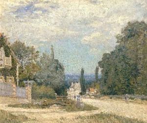 Route from Louveciennes