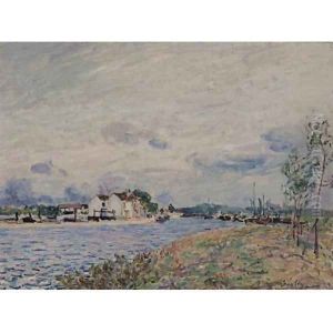 The Embankments of the Loing at Saint-Mammes
