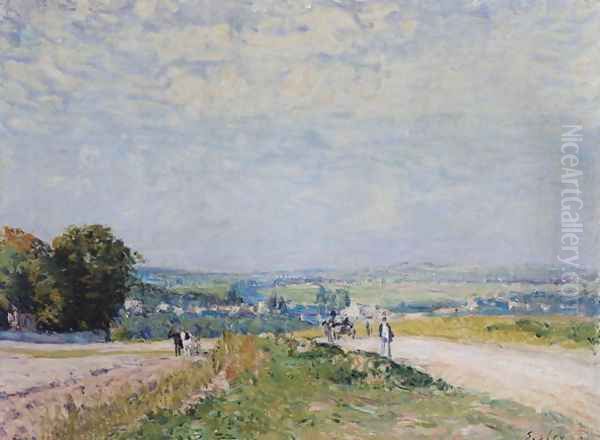 The Road to Montbuisson at Louveciennes, 1875 - view 1