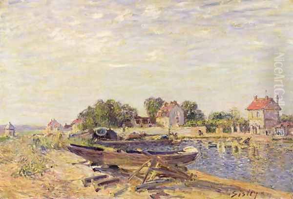 The Loing at Saint-Mammes, 1885 2 - view 1