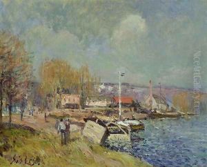 The Seine at Port-Marly, 1877 The Seine at Port-Marly, 1877