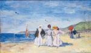Plage Animee A Trouville