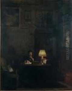 Un Erudit Dans Sa Bibliotheque by Rene Xavier Francois Prinet