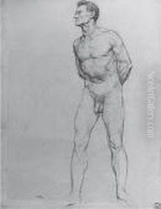 Studio Di Nudo Maschile by Rene Xavier Francois Prinet