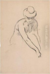 Nudo Femminile Frontale by Rene Xavier Francois Prinet