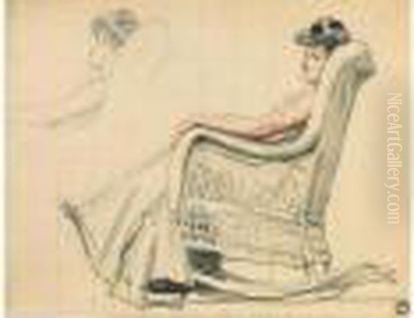 Femme Au Rocking Chair - view 1