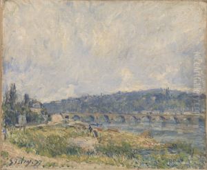 Sevres Bridge by Alfred Sisley