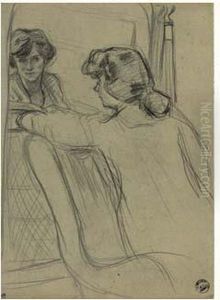 Etude Pour Le Fauteuil D'osier