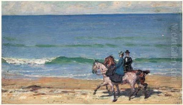 Cavaliers Sur La Plage - view 1