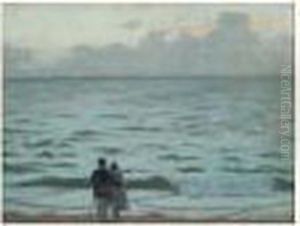 Couple Au Crepuscule, Vers 1921 Couple Au Crepuscule, Vers 1921