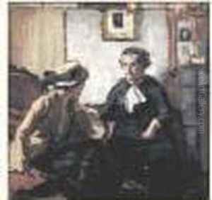 Etude Pour Tradition Ou Les Visiteurs, Vers 1915