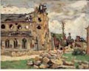 L'eglise De Ribecourt, Juin 1917