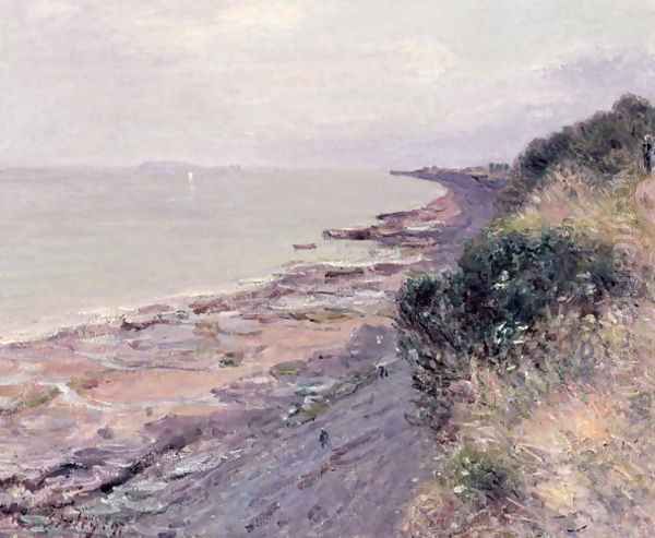 The Cliff at Penarth, Evening, Low Tide, 1897 - view 1