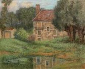 House By A River by Pierre Ernest Prins