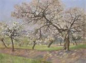 Un Verger En Fleurs by Pierre Ernest Prins