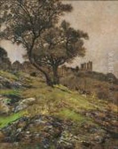 Au Pied De La Forteresse by Pierre Ernest Prins