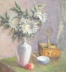 Vase De Chardons Et Encrier