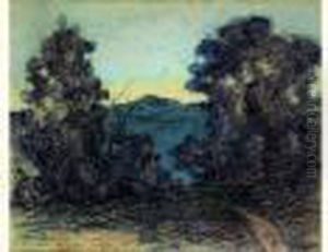 Paysage by Pierre Ernest Prins