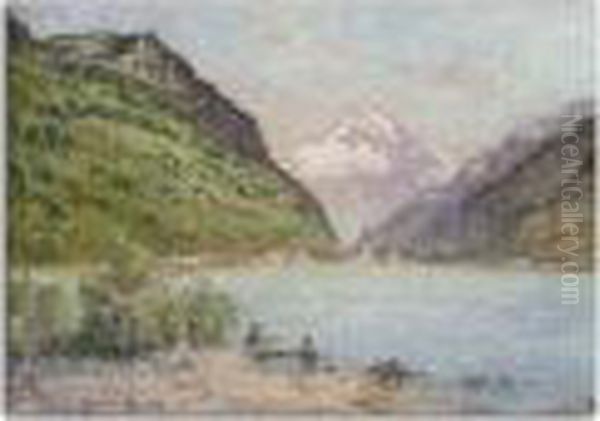 Le Lac De Fluelen En Suisse - view 1