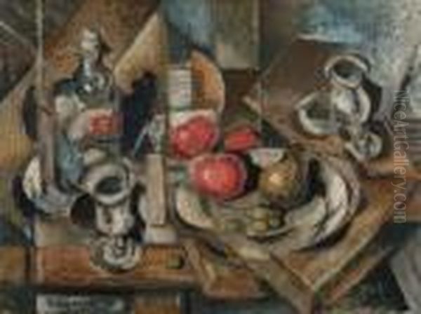 Still Life With Apples And Pear. 1921. - view 1