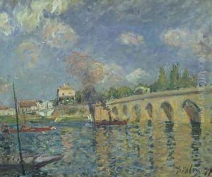 The Bridge, 1871 by Alfred Sisley