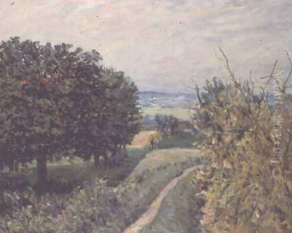 In the Vineyards at Louveciennes, 1874 - view 1