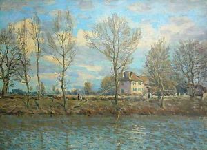 L'île de la Grande-Jatte 1873 by Alfred Sisley