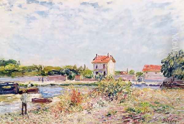The Loing at Saint-Mammes, 1885 - view 1