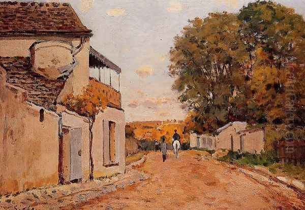 Street in Louveciennes (Rue de la Princesse) - view 1