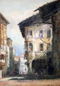 Street Scene by Samuel Prout