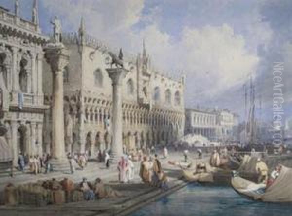 The Molo And The Doge's Palace, Venice - view 1