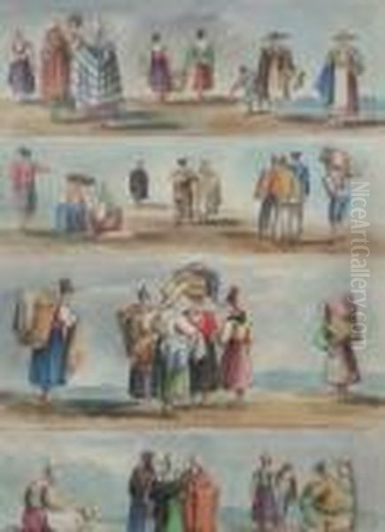 Studies Of European Peasant Costume - view 1