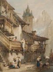 Alpine Village by Samuel Prout