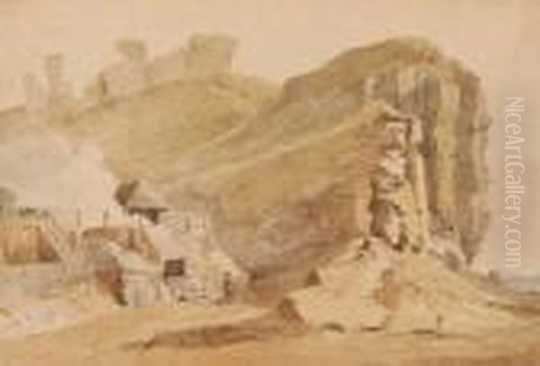 Lime Kilns Near The Cliffs At Hastings - view 1