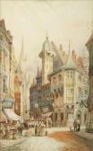 Street Scene by Samuel Prout