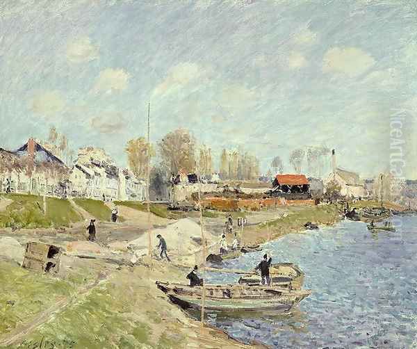 The Quay at Sable near Port-Marly, 1875 - view 1