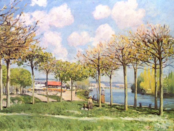 The Seine at Bougival - view 1