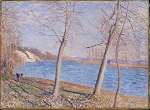 The Banks of the River at Veneux, 1881 by Alfred Sisley