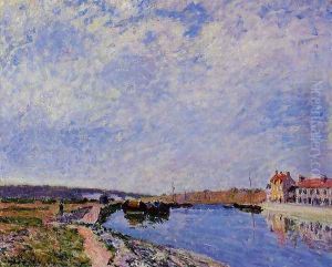 The Barge Port and Saint-Mammes