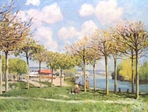 La Seine à Bougival by Alfred Sisley