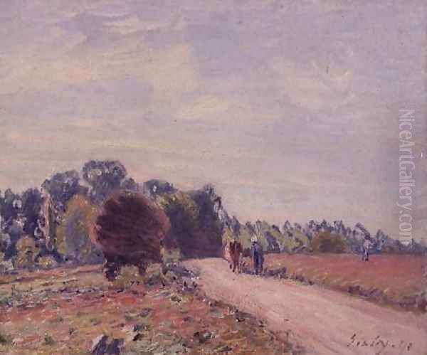 The Road through the Meadows, Morning, 1891 - view 1