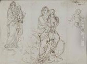 "madonna Mit Sitzendem Kind by Pierre-Paul Prud'hon