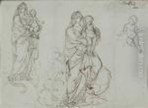 "madonna Mit Sitzendem Kind" by Pierre-Paul Prud'hon