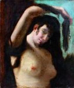 Jeune Baigneuse Relevant Ses Cheveux by Pierre-Paul Prud'hon